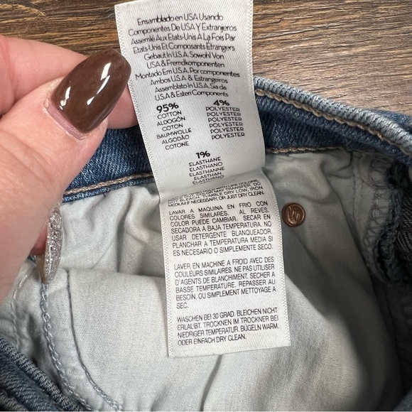 MOTHER The Stunner Zip Ankle Step Fray in Camp Expert SZ 28/6 - Picture 10 of 13